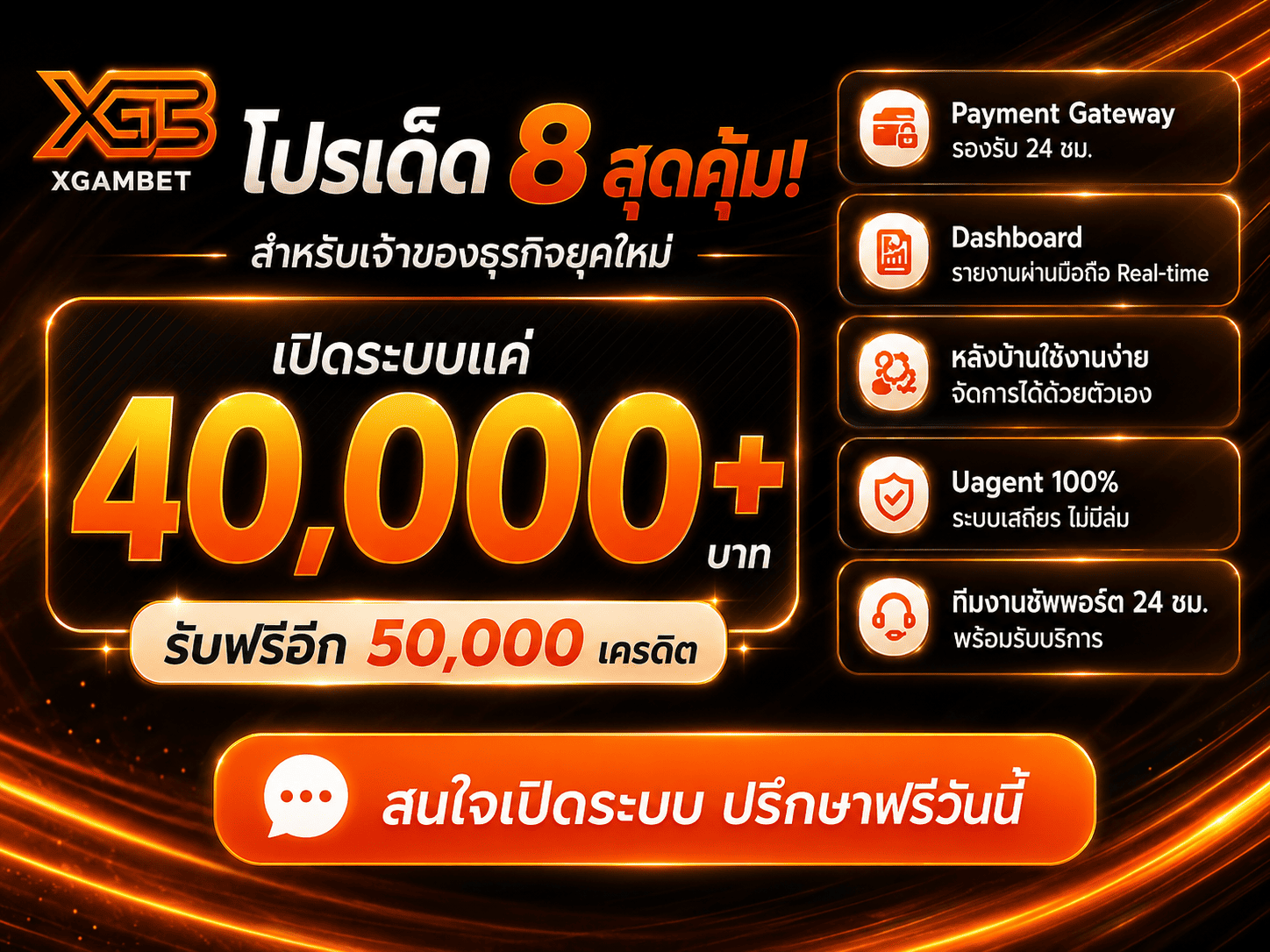 ระบบตั้งค่าโปรโมชั่นของ XGAMBET ทั้งคืนยอดเสีย ค่าคอมมิชชัน และเครดิตฟรีสมาชิกใหม่